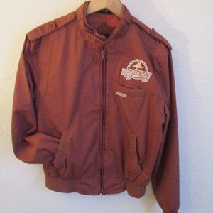80's Europe Craft Members Only Café Racer Jacket Size 40 Embroidered 'Monterey'